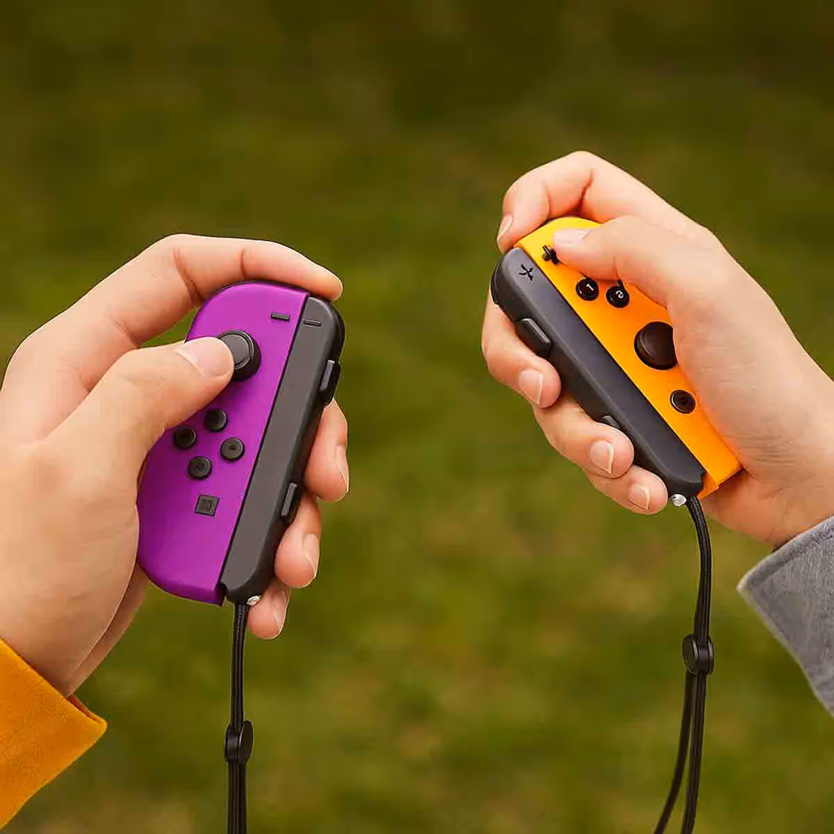 Nintendo Neon Purple Joy-Con (L) & Neon Orange Joy-Con (R) Controller Set