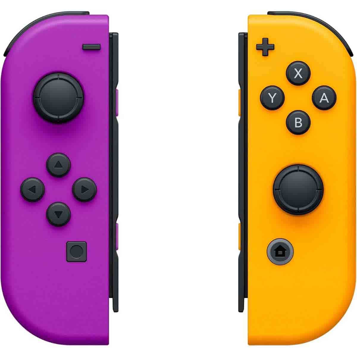 Nintendo Neon Purple Joy-Con (L) & Neon Orange Joy-Con (R) Controller Set