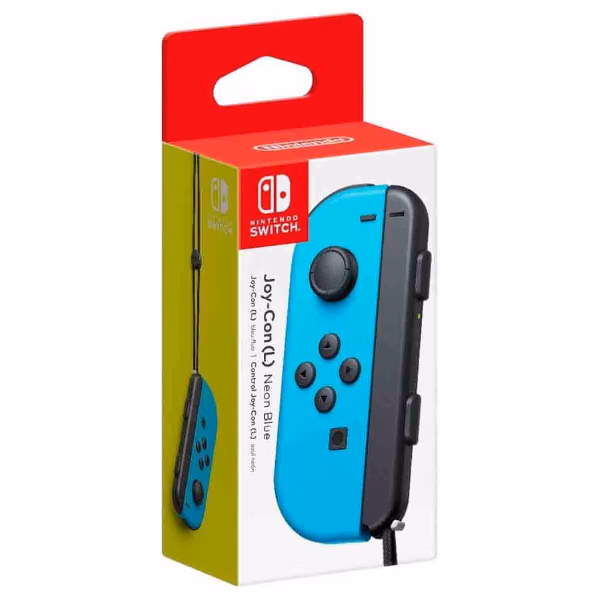 Nintendo Official KSA Version Joy-Con Left Neon Blue Controller for Switch