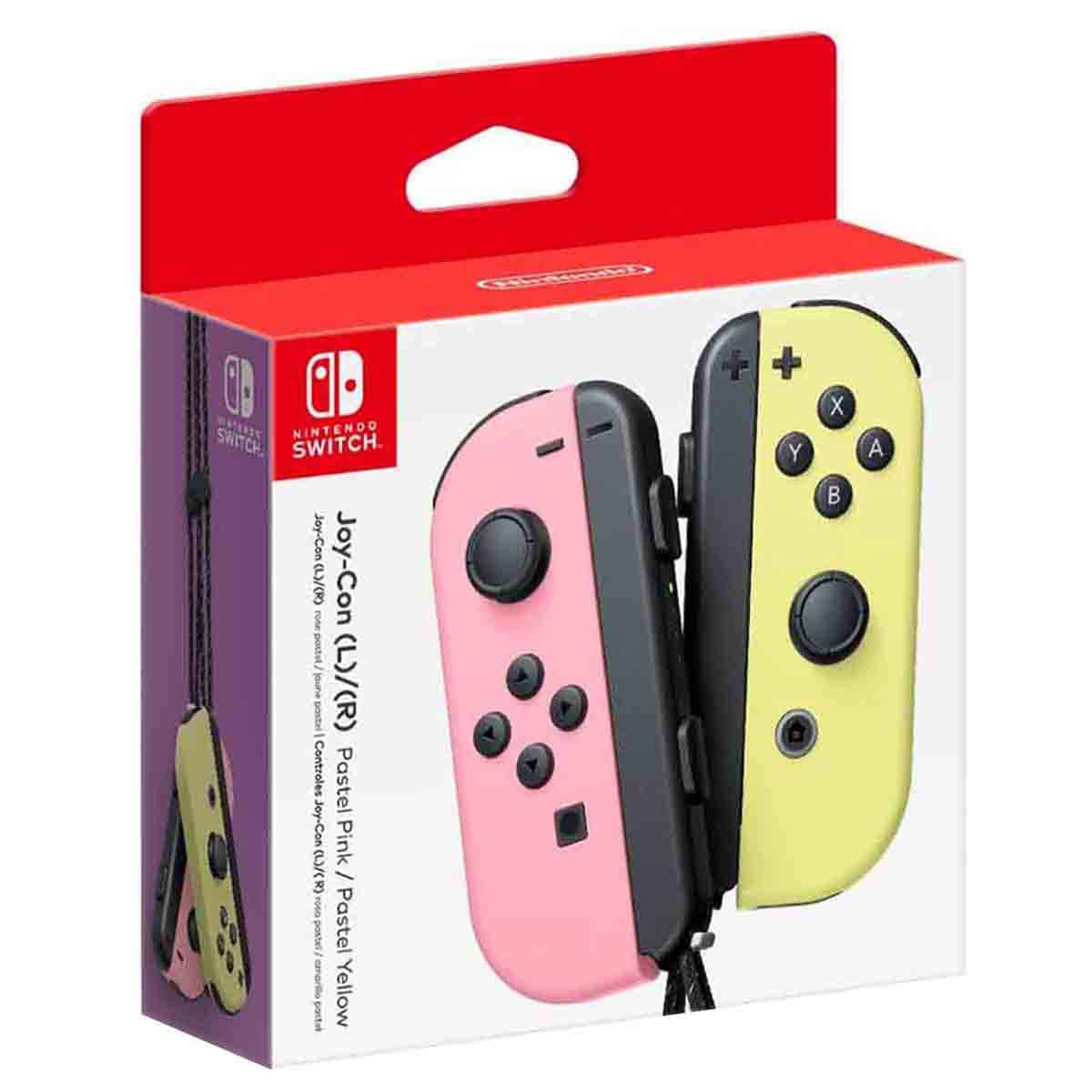 Nintendo Pastel Pink Joy-Con (L) & Pastel Yellow Joy-Con (R) Controller Set