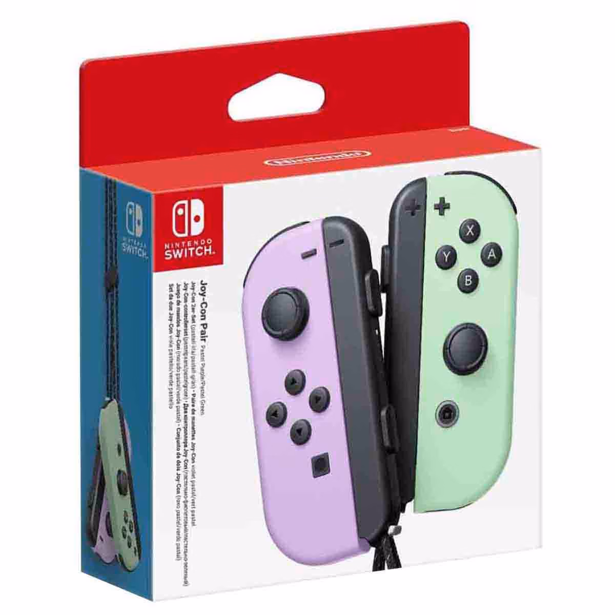Nintendo Pastel Purple Joy-Con (L) & Pastel Green Joy-Con (R) Controller Set