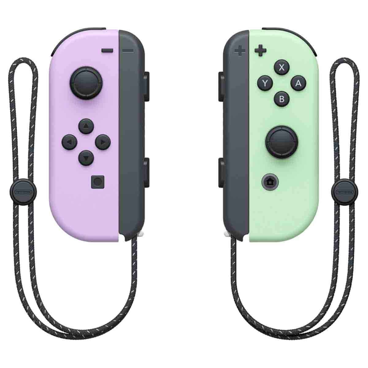 Nintendo Pastel Purple/Green Official KSA Version Joy-Con Controllers for Switch
