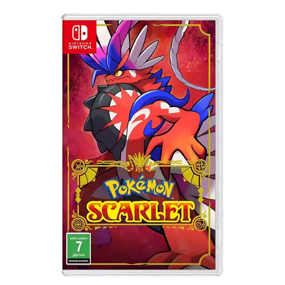 Nintendo Pokemon Scarlet (KSA Version) Video Game for Nintendo Switch