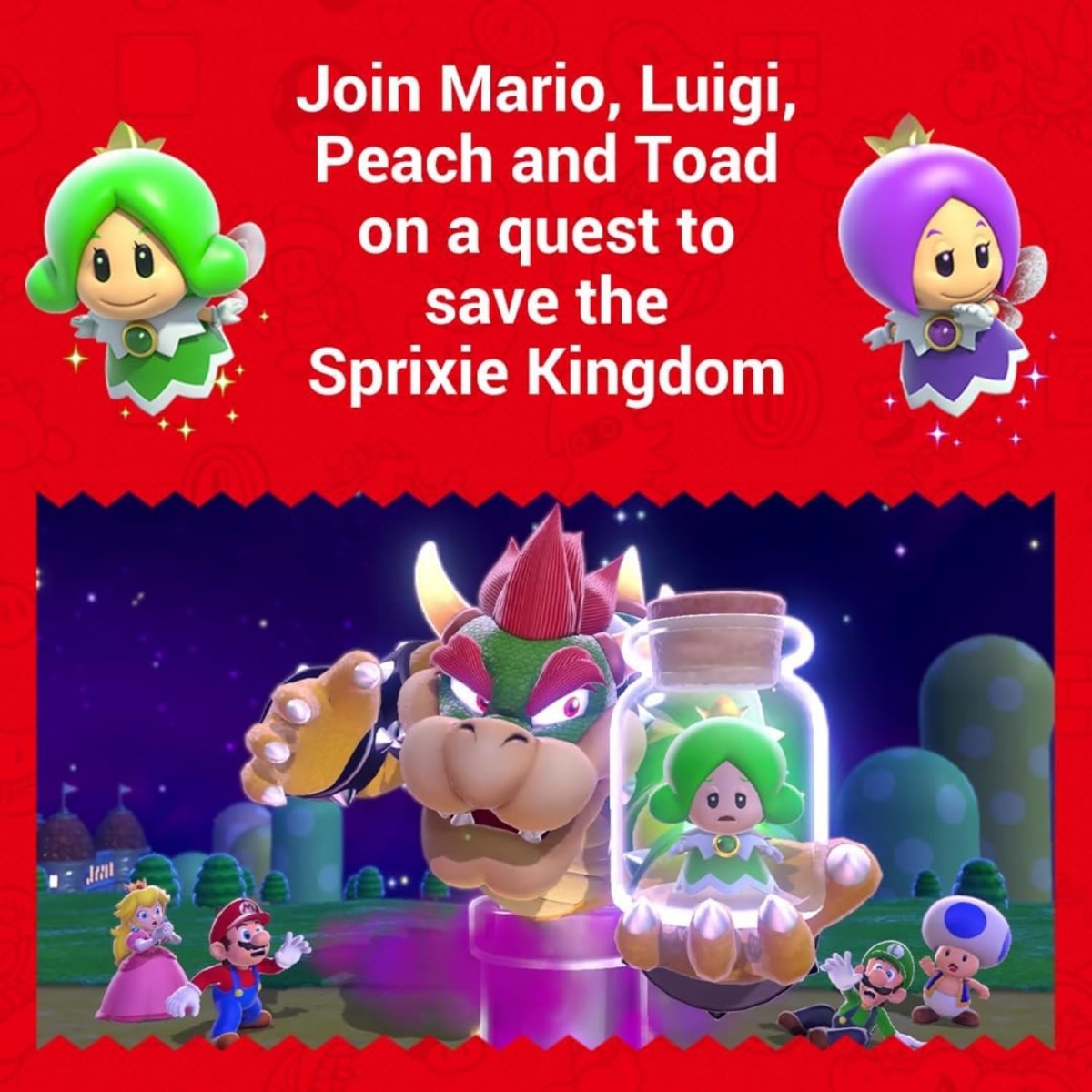 نينتندو لعبة سوبر ماريو 3D وورلد بلس باوزرز فيوري (نسخة السعودية) لسويتش