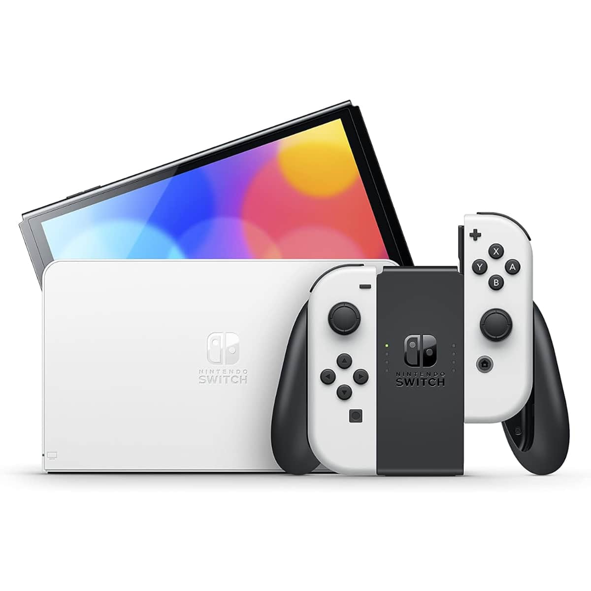 Nintendo Switch 1 OLED White Console Bundle