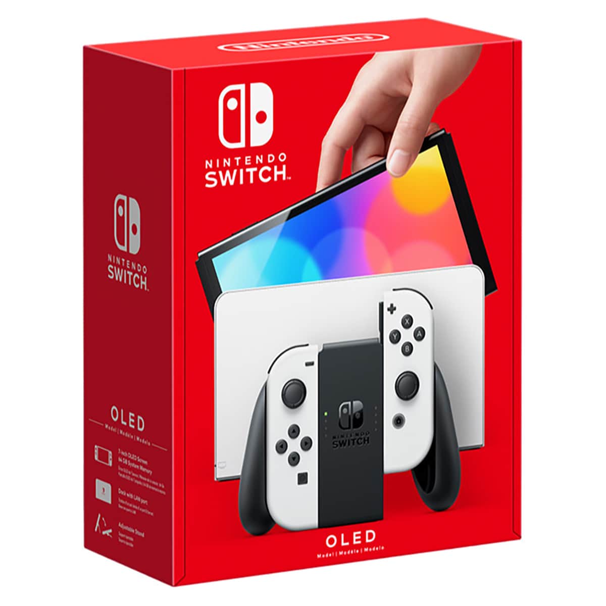 Nintendo Switch 1 OLED White Console Bundle