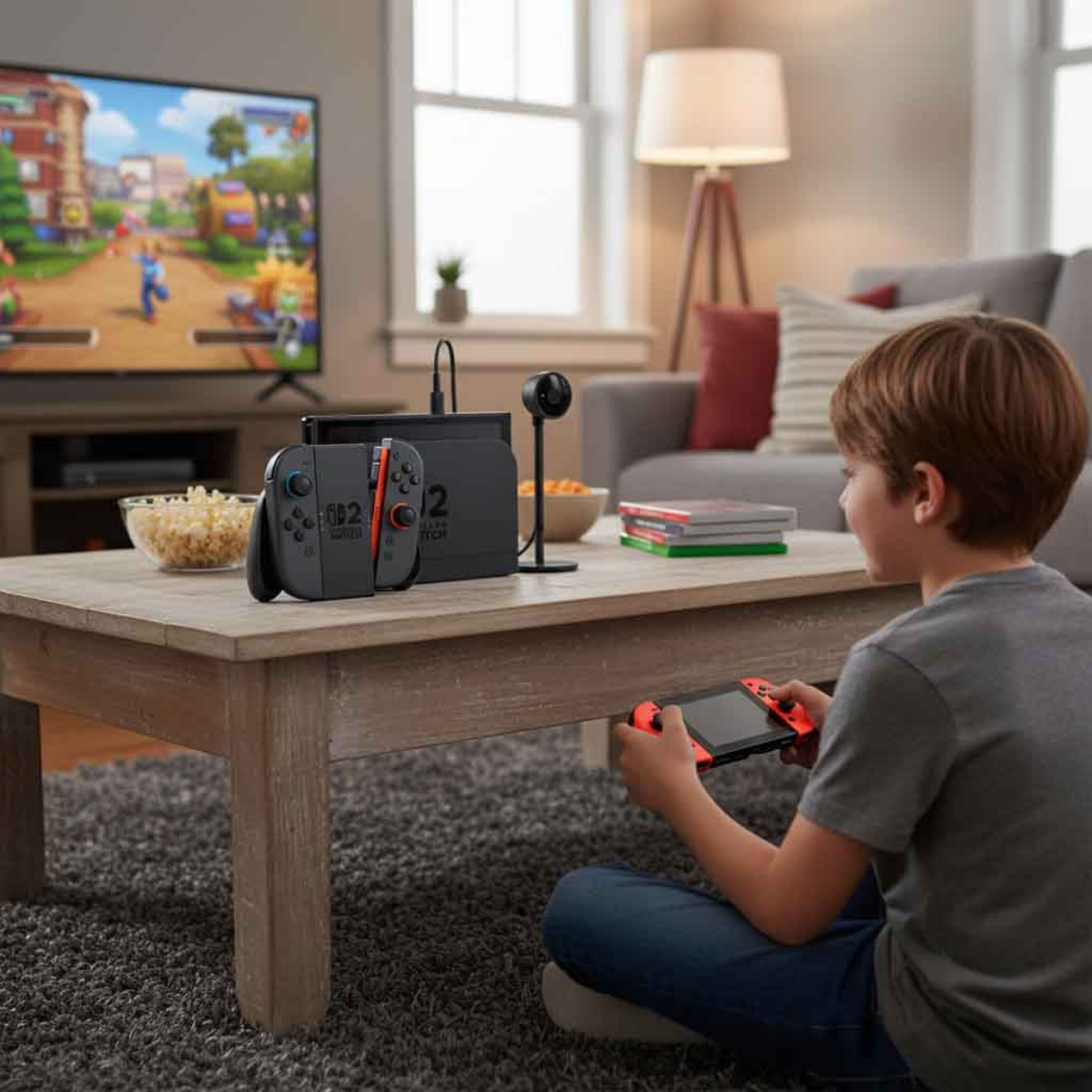 نينتندو سويتش 2 نسخة السعودية كاميرا USB-C