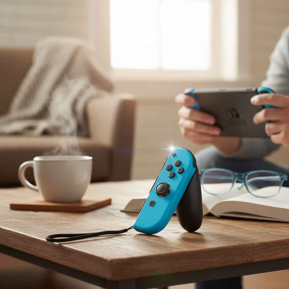 Nintendo Switch 2 KSA Version Joy-Con Single Left Blue Controller