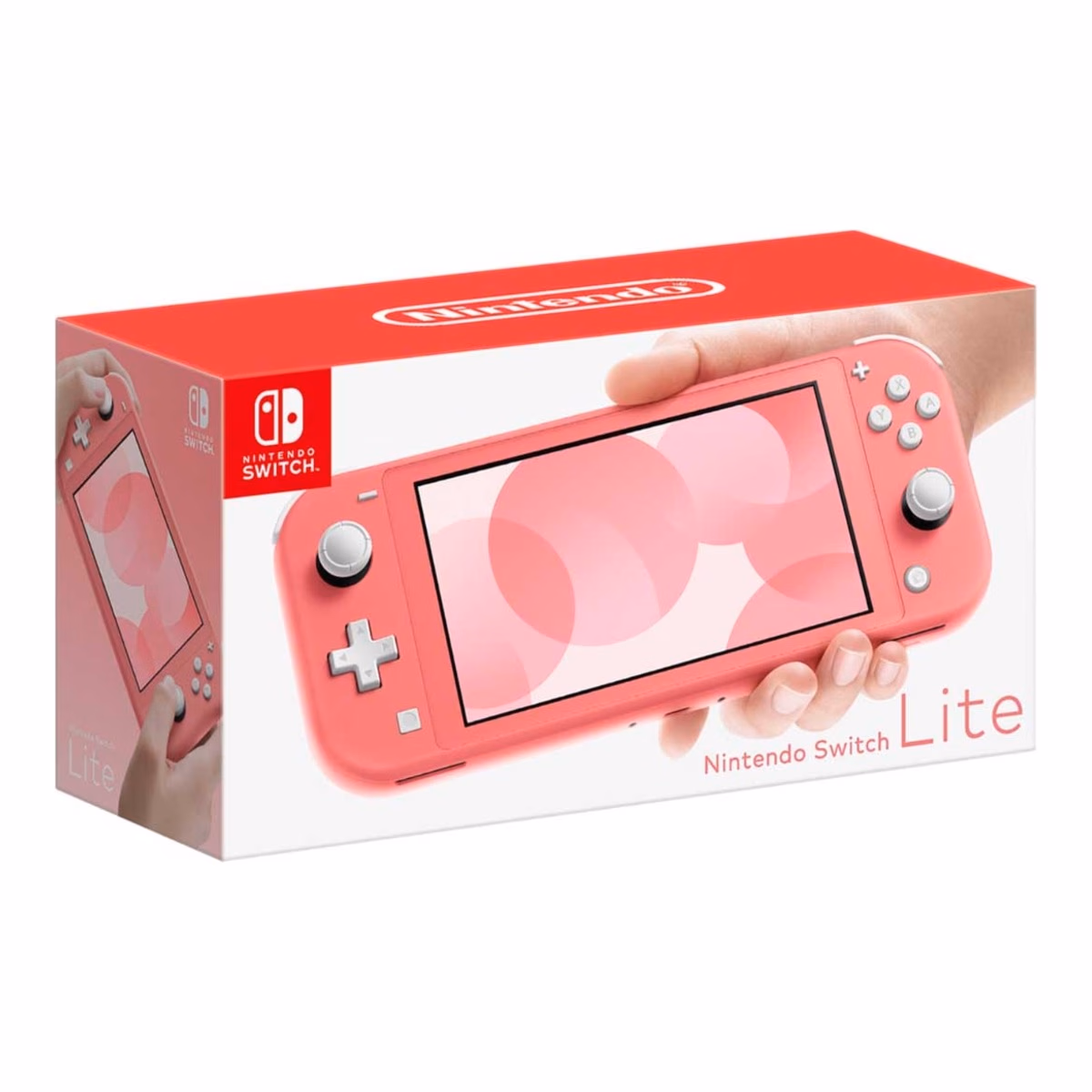 Nintendo Switch Lite Coral Pink & Hyrule Edition Gold International Version Console Bundle