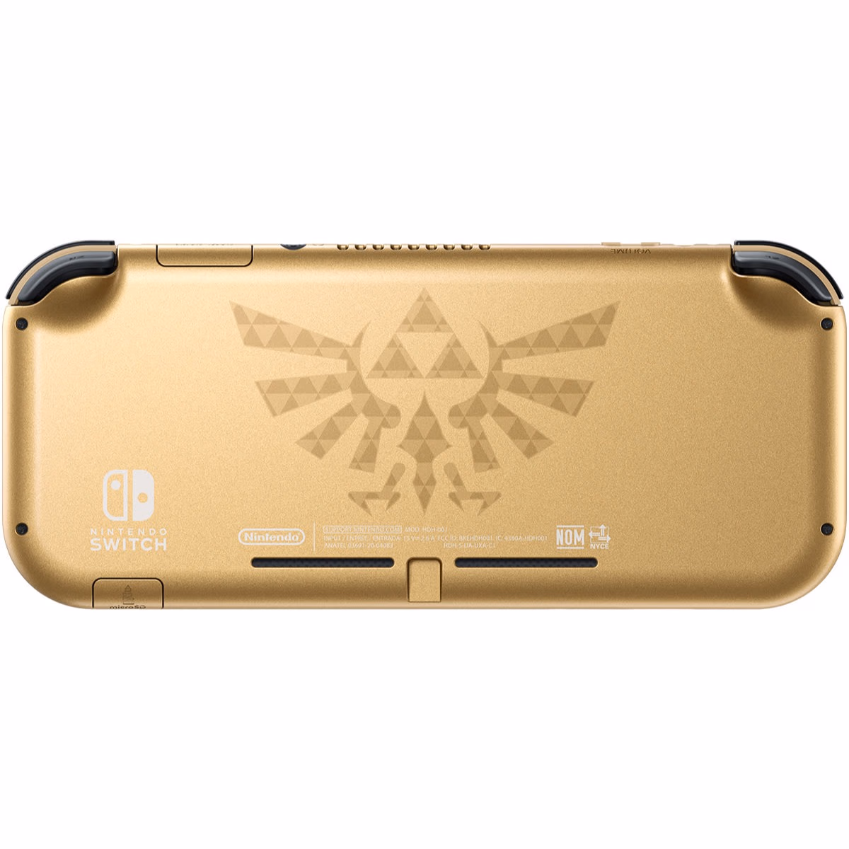 Nintendo Switch Lite Grey & Hyrule Edition Gold International Version Console Bundle