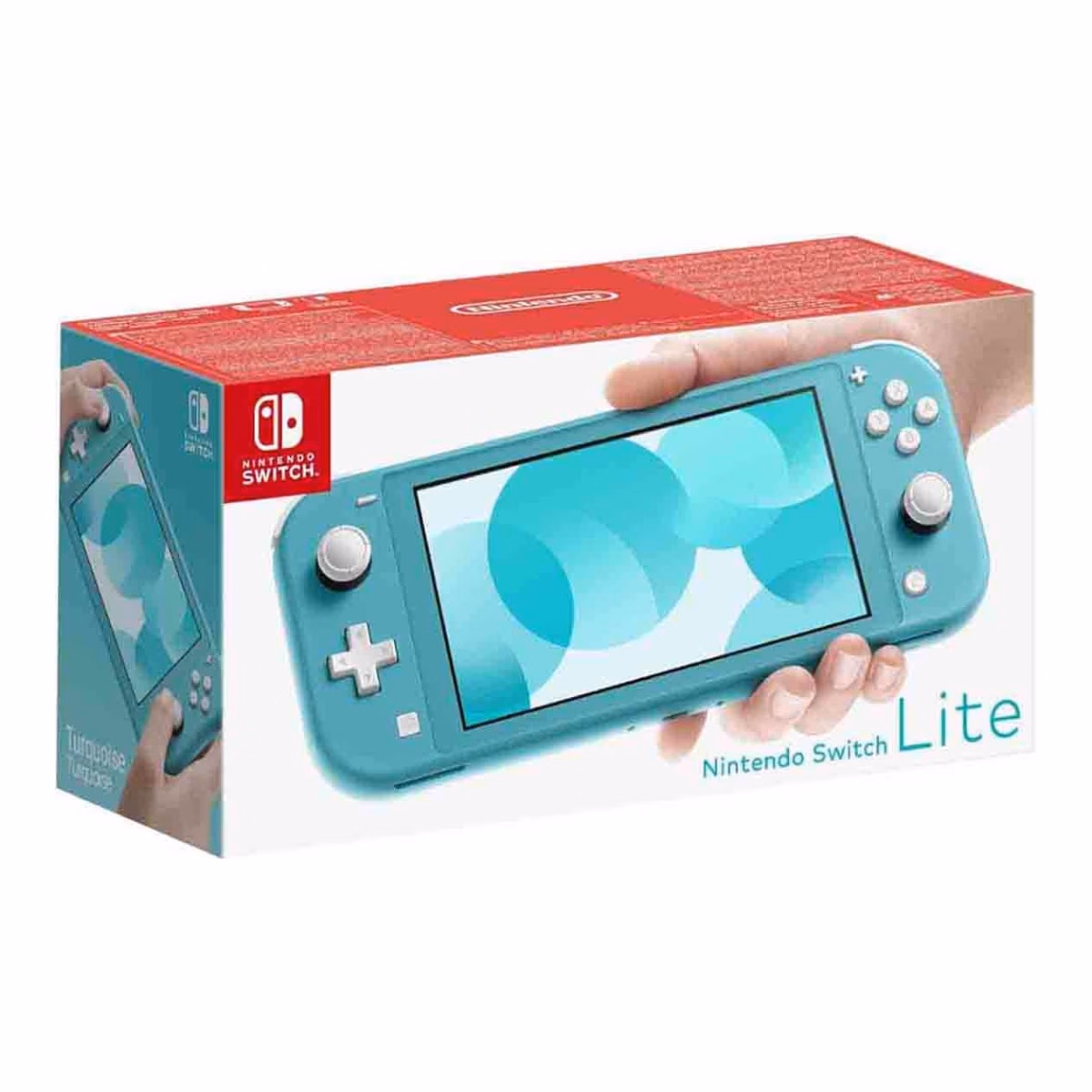 Nintendo Switch Lite Turquoise & Yellow International Version Console Bundle