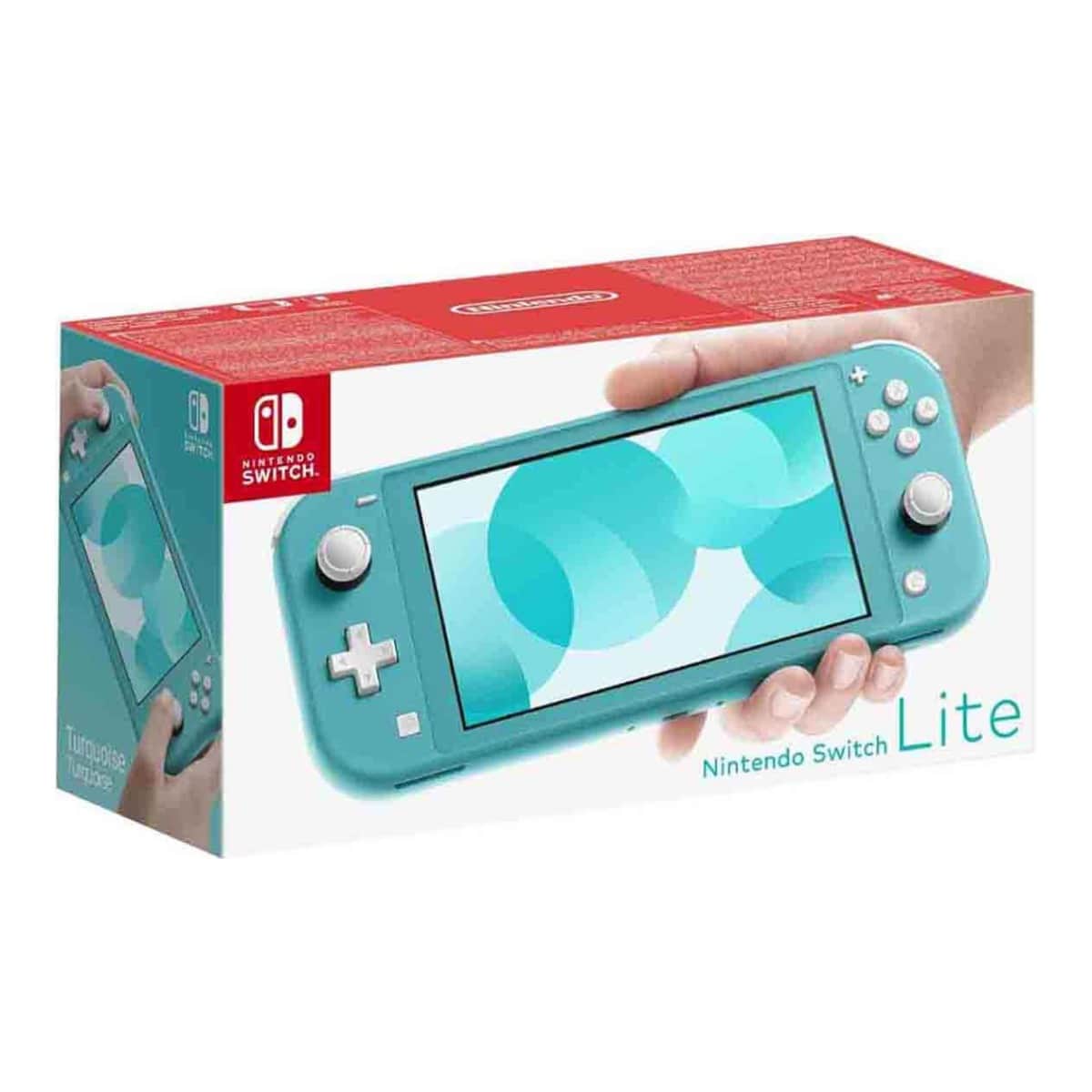 Nintendo Switch Lite Turquoise & Yellow International Version Console Bundle