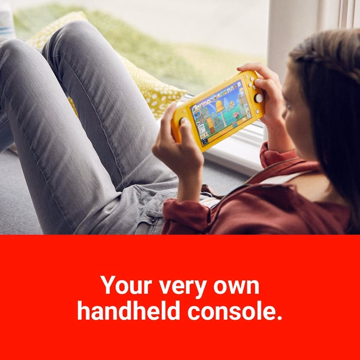 Nintendo Switch Lite Turquoise & Yellow International Version Console Bundle