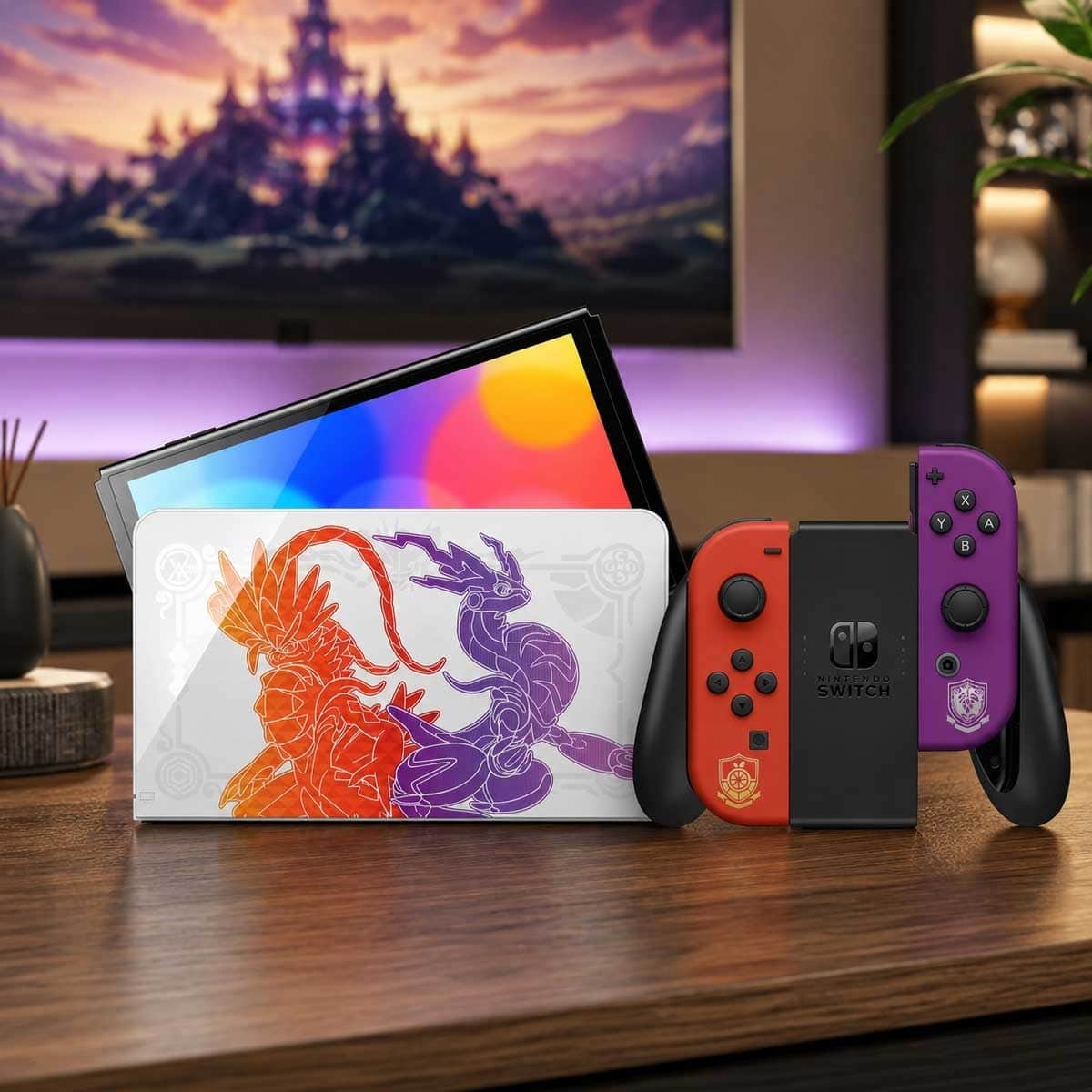 Nintendo Switch OLED Pokemon Scarlet & Violet Edition (International Version) Console