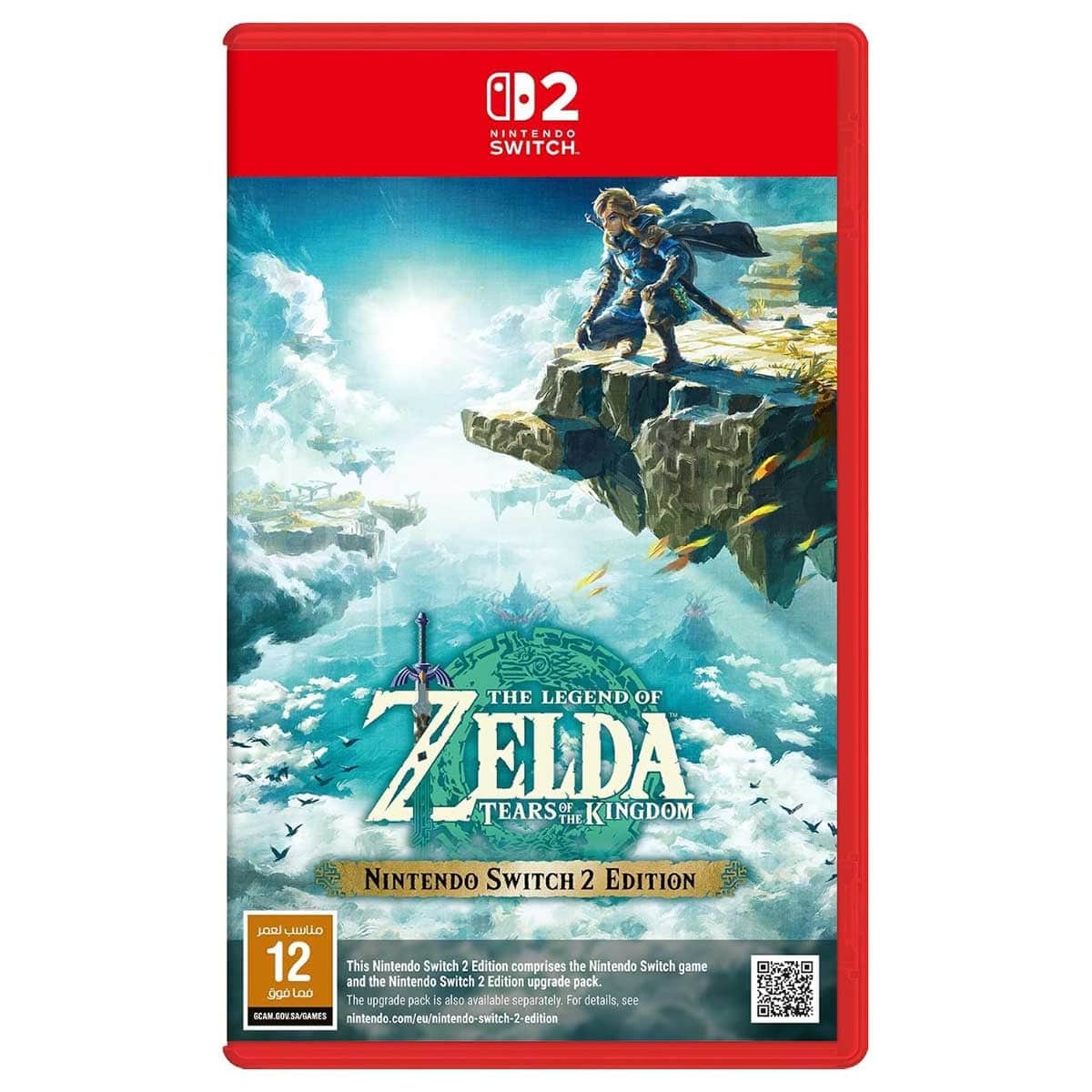 Nintendo The Legend of Zelda: Tears of the Kingdom (International Version) Video Game for Nintendo Switch 2