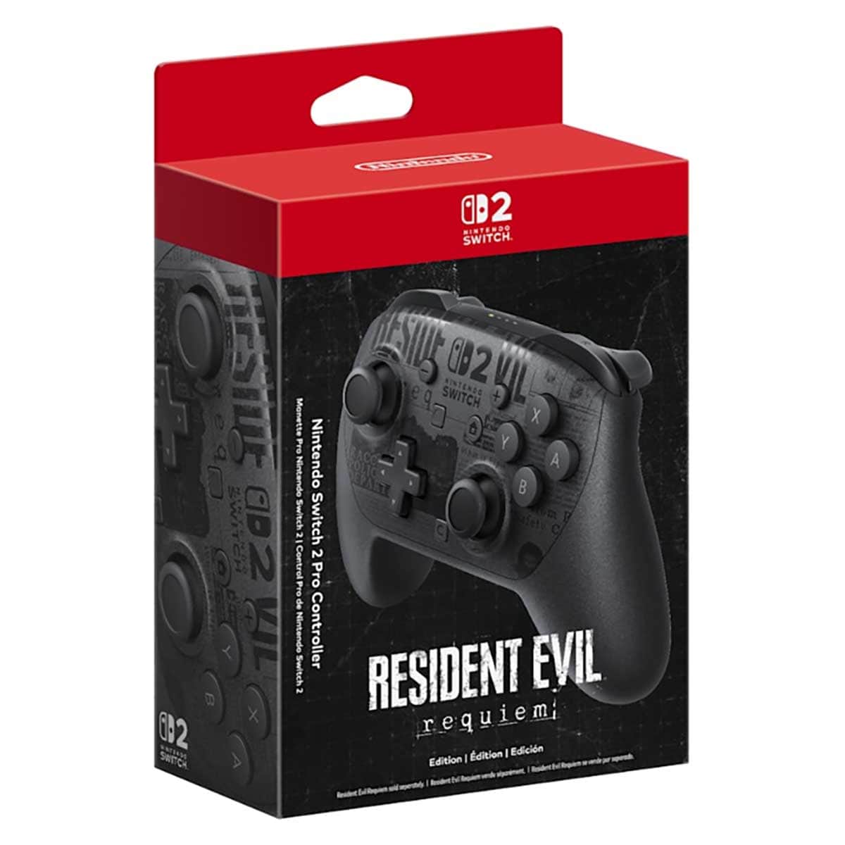 Nintendo Switch 2 Resident Evil Requiem Edition Pro Wireless Controller