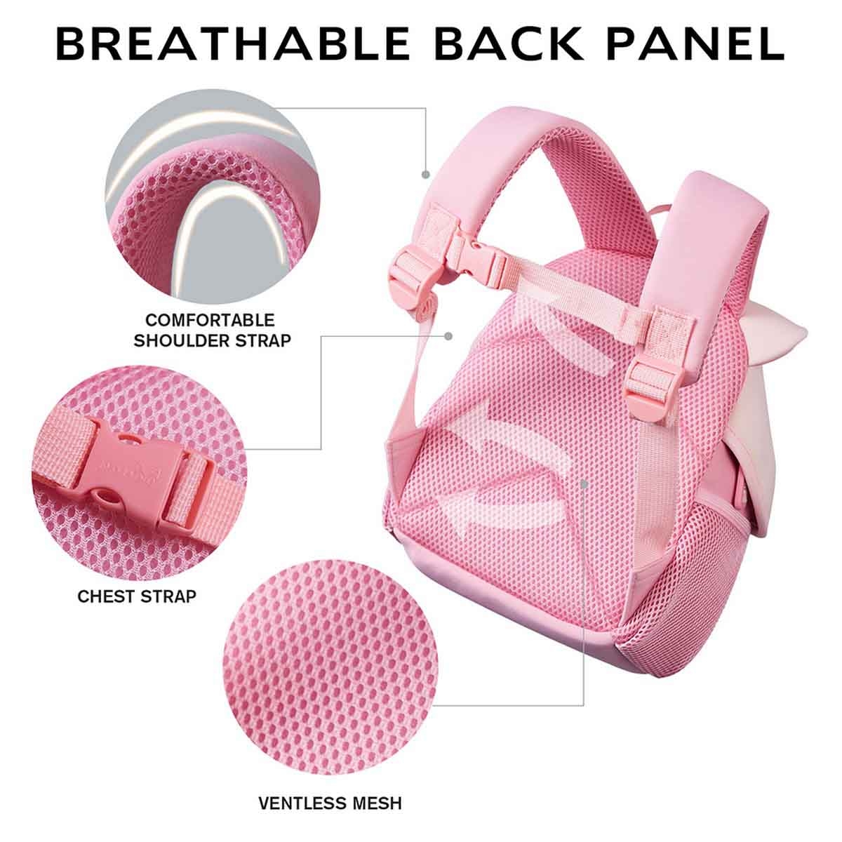 Nohoo 10" 3D Cute Peppa Kids School Bag/Activity Bag