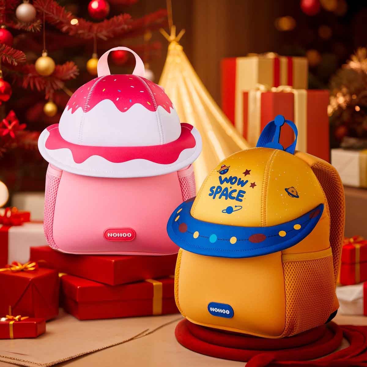 Nohoo 10" 3D Cute UFO Kids School Bag/Activity Bag