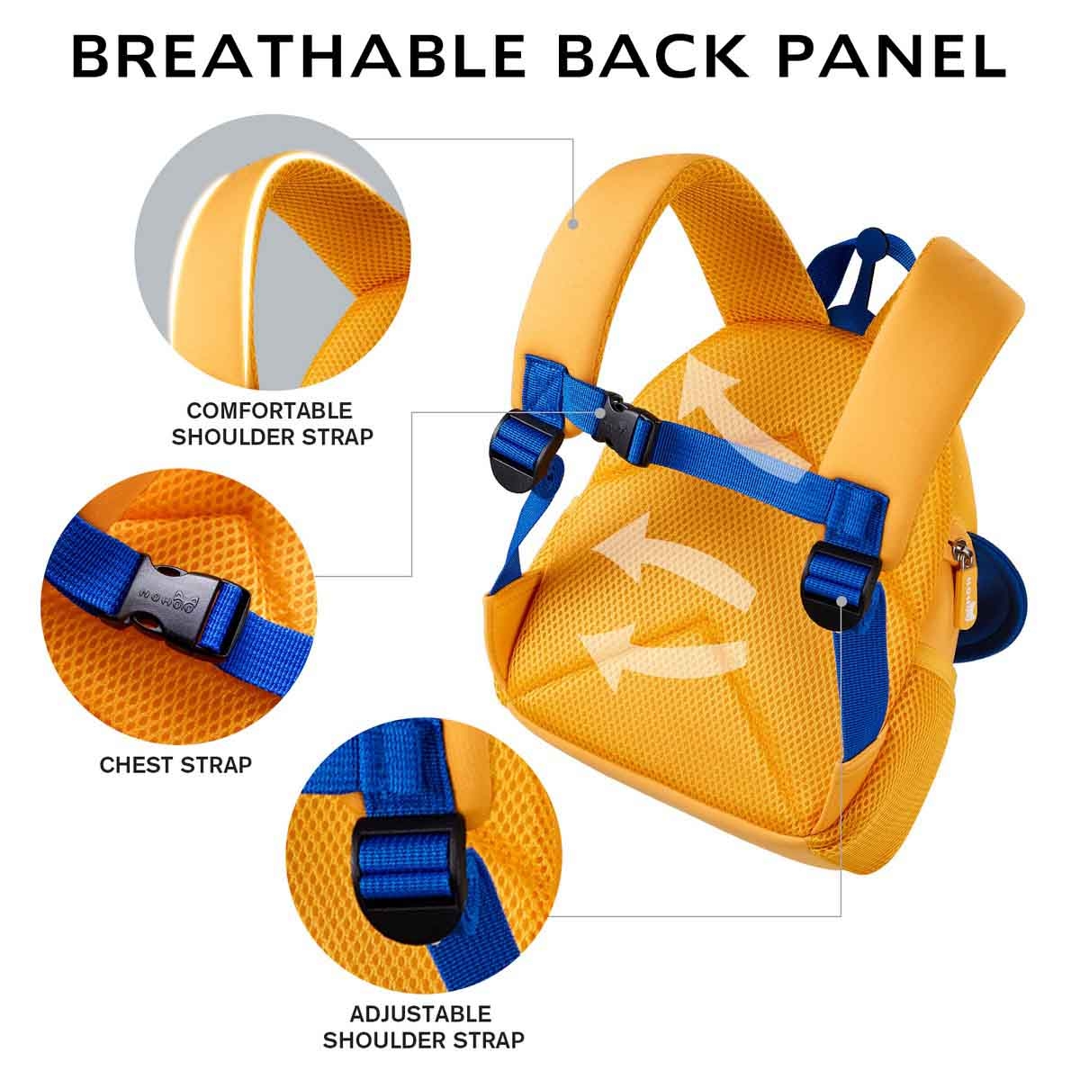 Nohoo 10" 3D Cute UFO Kids School Bag/Activity Bag