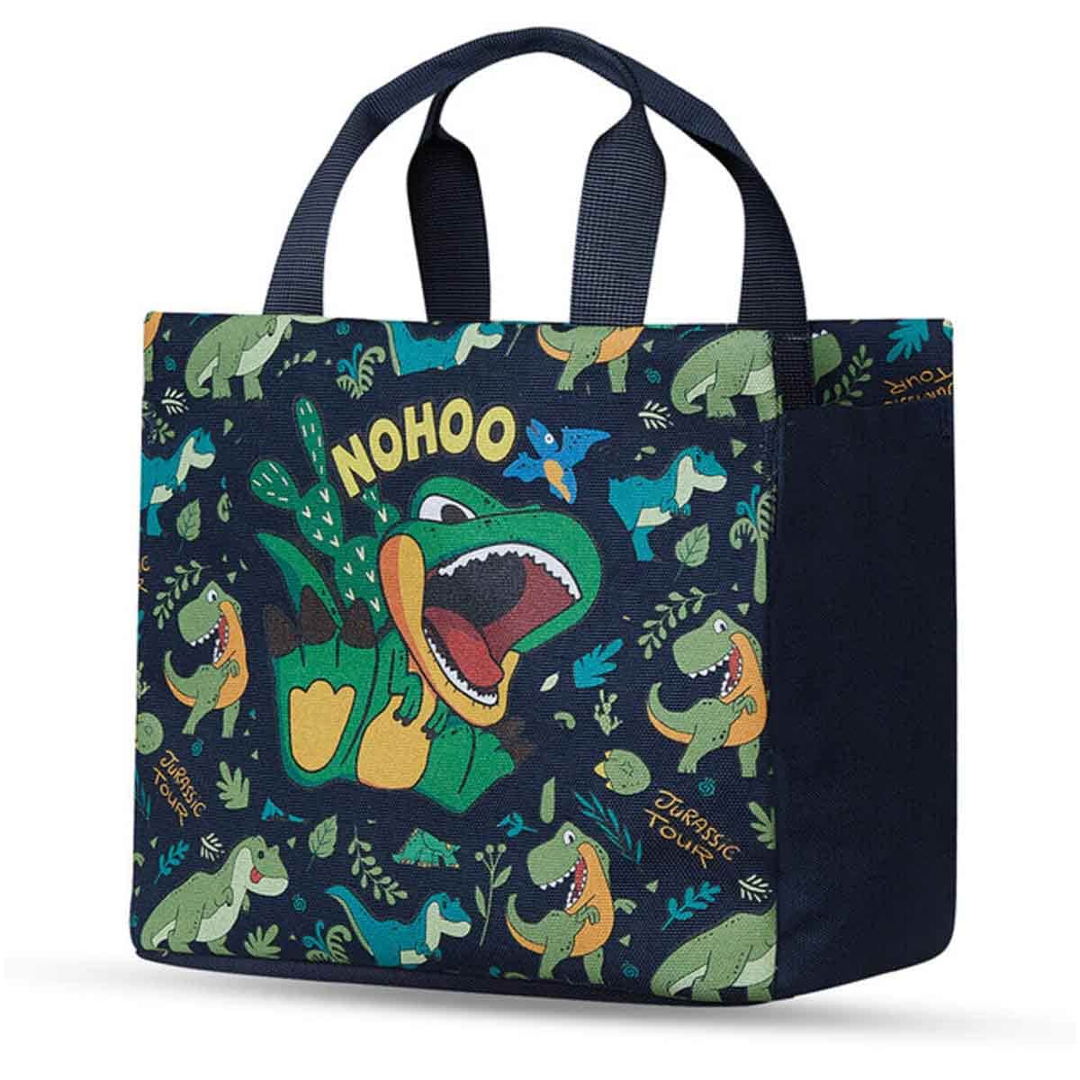 Nohoo Kids 16" Dino School Bag with Handbag Combo