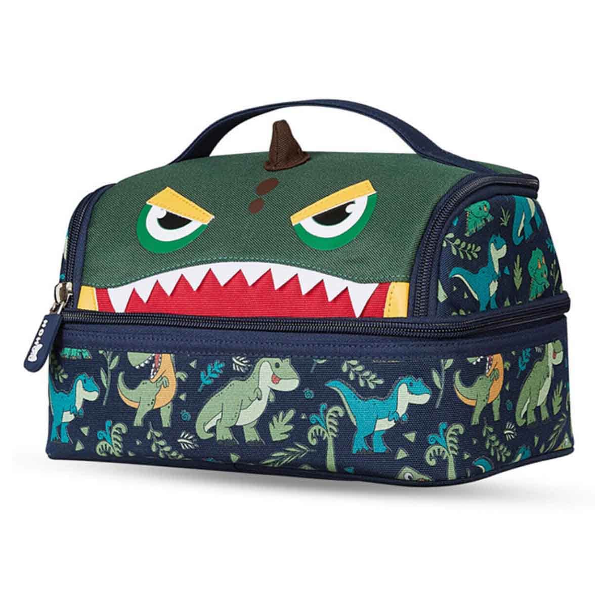 Nohoo Kids 16" Dino 3-in-1 School Bag with Lunch Bag & Pencil Case
