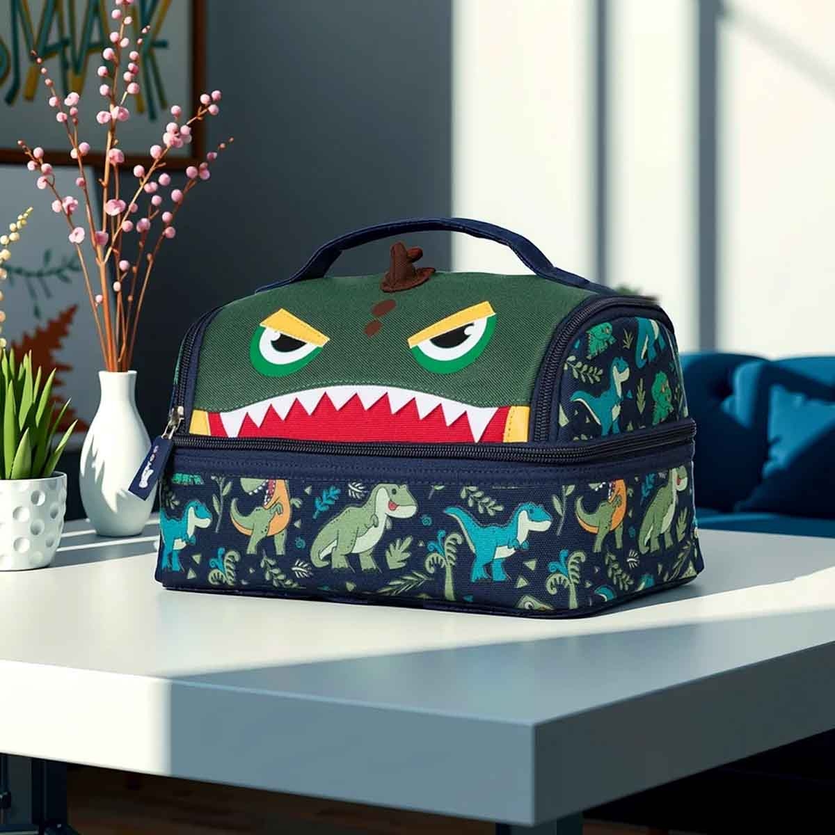 Nohoo Kids 16" Dino School Bag with Lunch Bag Combo
