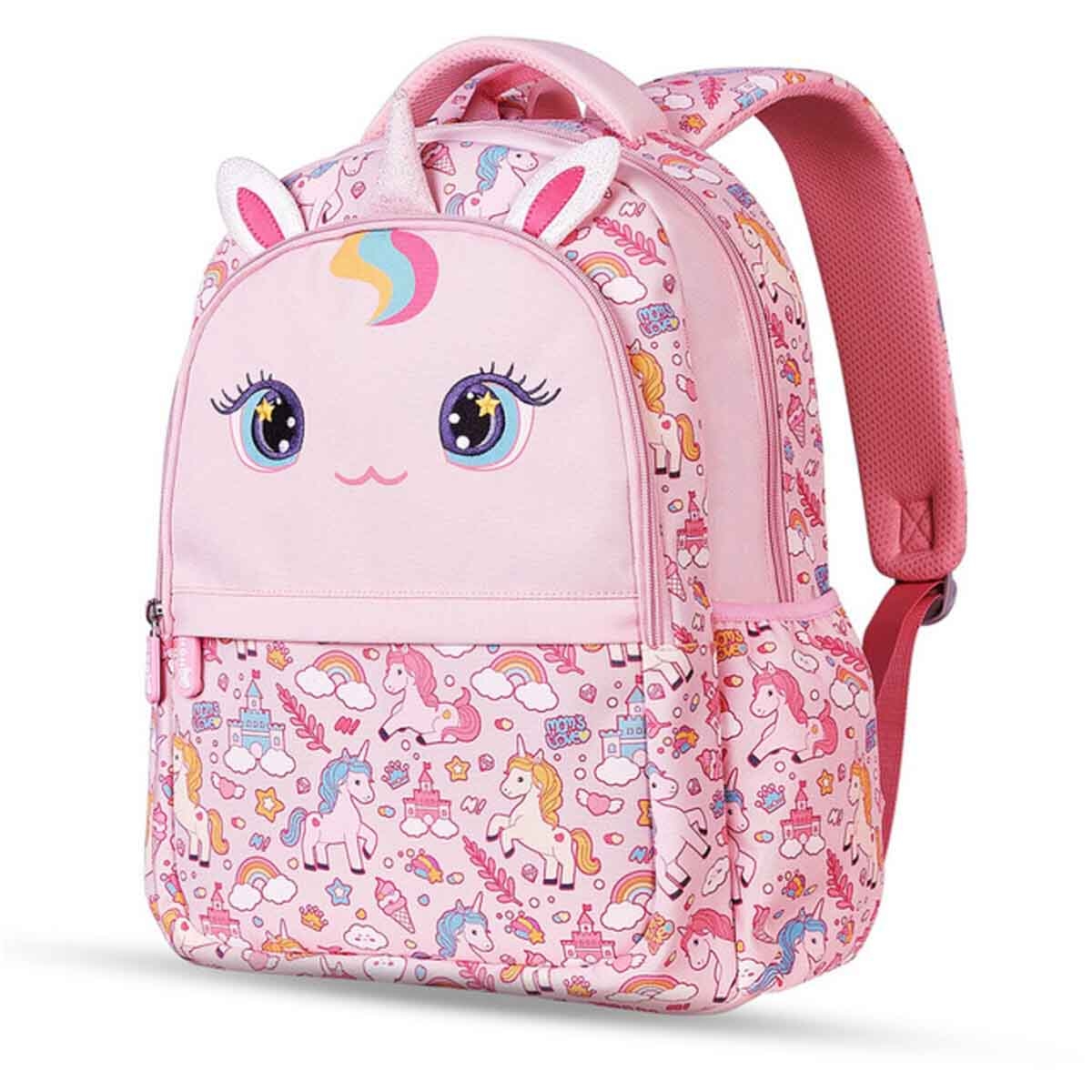 Nohoo Kids 16" Unicorn School Bag with Lunch Bag Combo