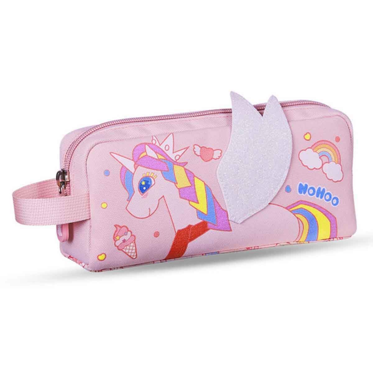 Nohoo Kids 16" Unicorn School Bag with Pencil Case Combo