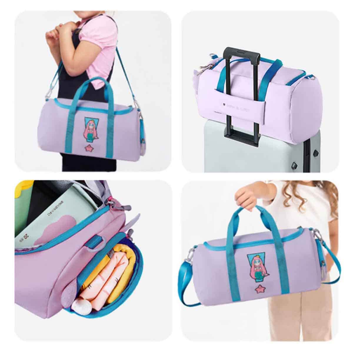 Nohoo Mermaid Purple Kids Duffle Bag