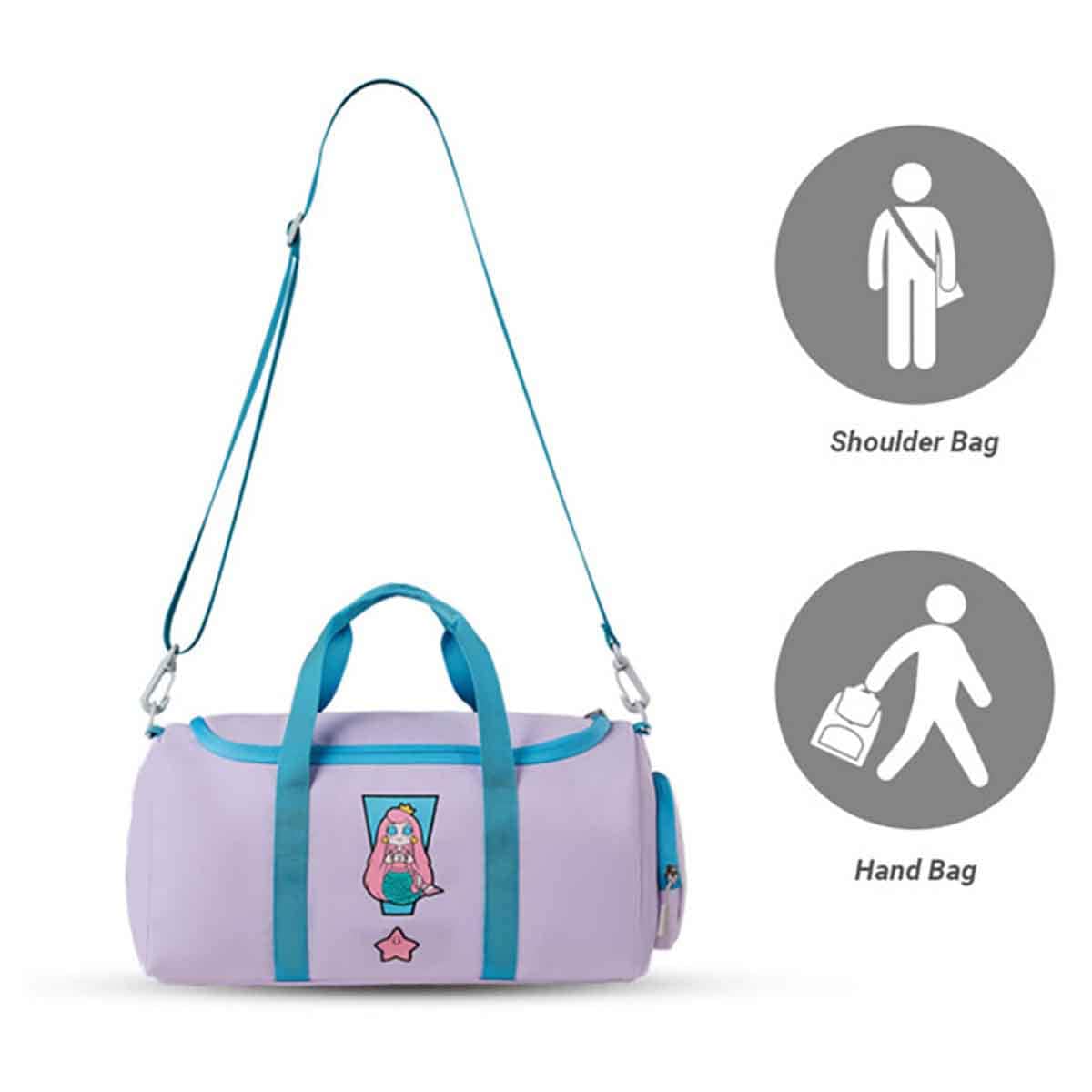 Nohoo Mermaid Purple Kids Duffle Bag