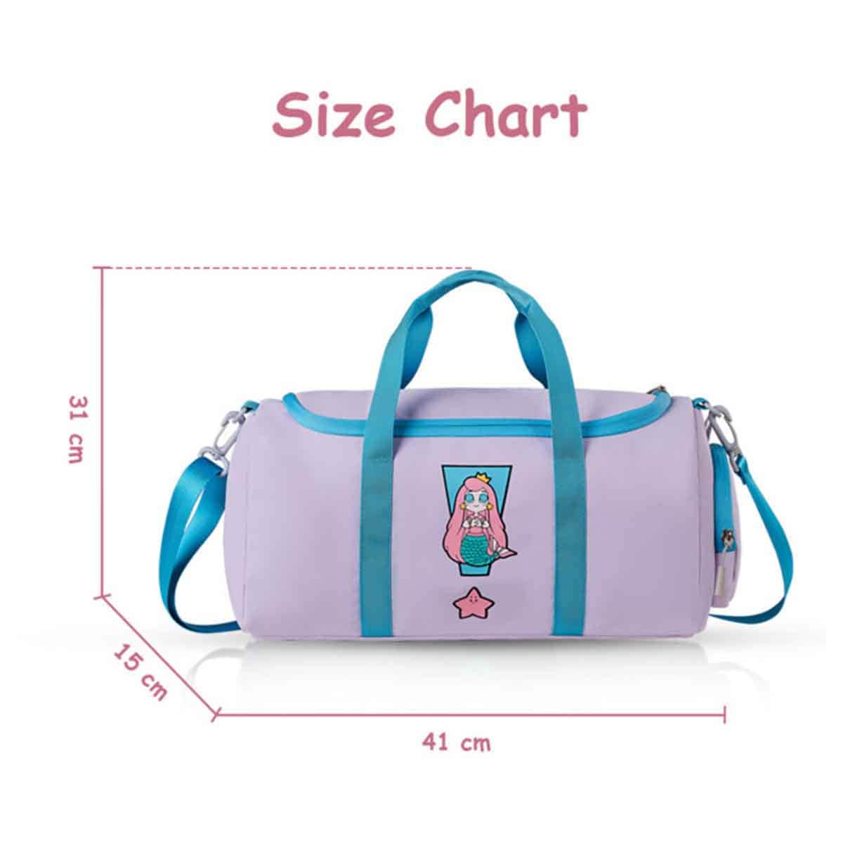 Nohoo Mermaid Purple Kids Duffle Bag