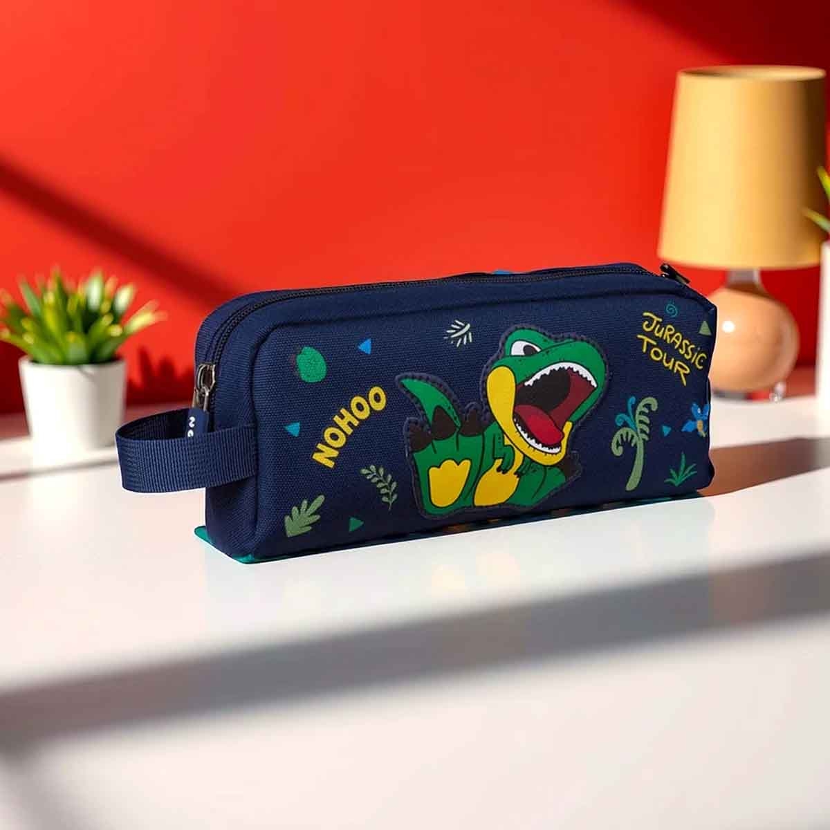 نوهو حقيبة أقلام/ألوان للأطفال بتصميم ديناصور