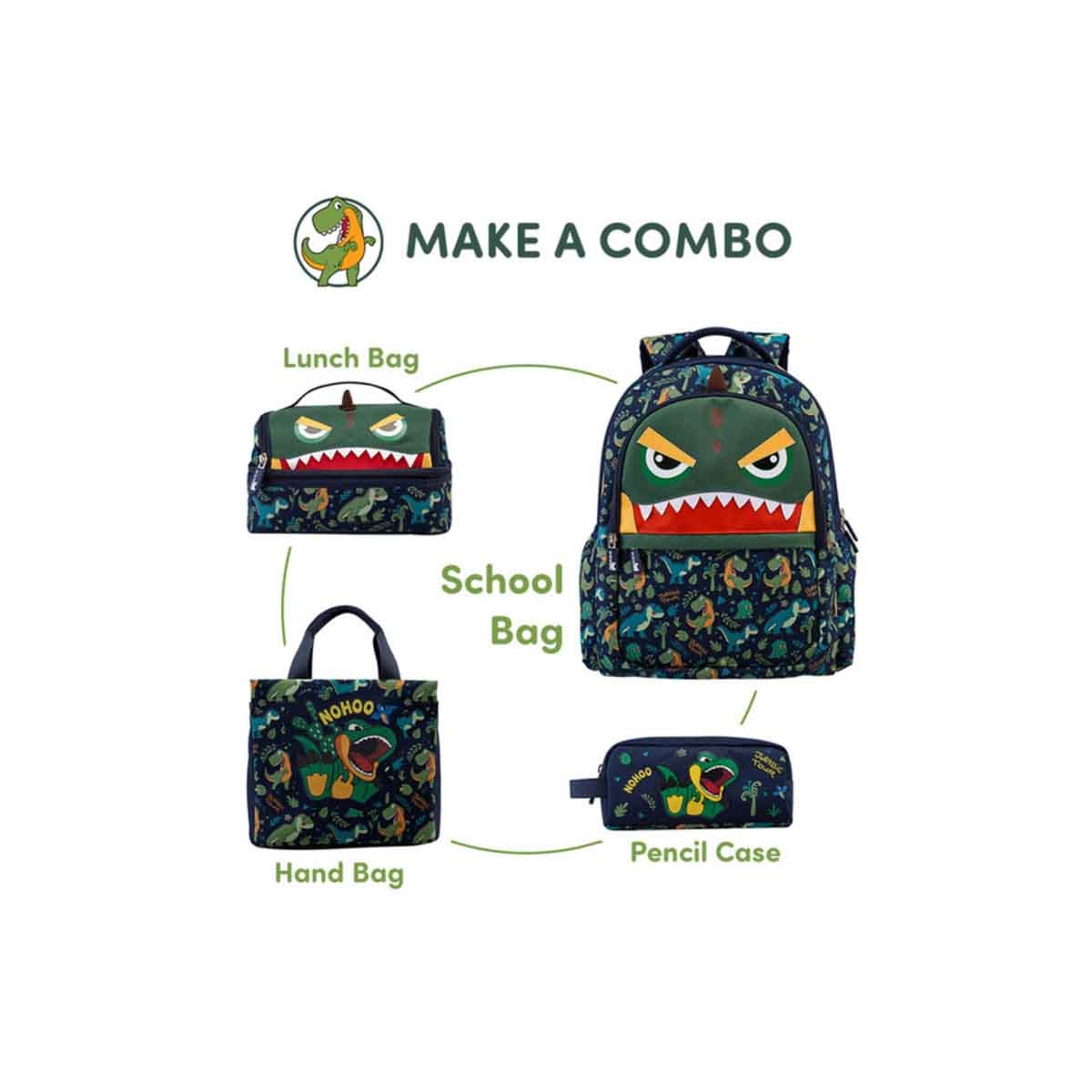 نوهو حقيبة أقلام/ألوان للأطفال بتصميم ديناصور