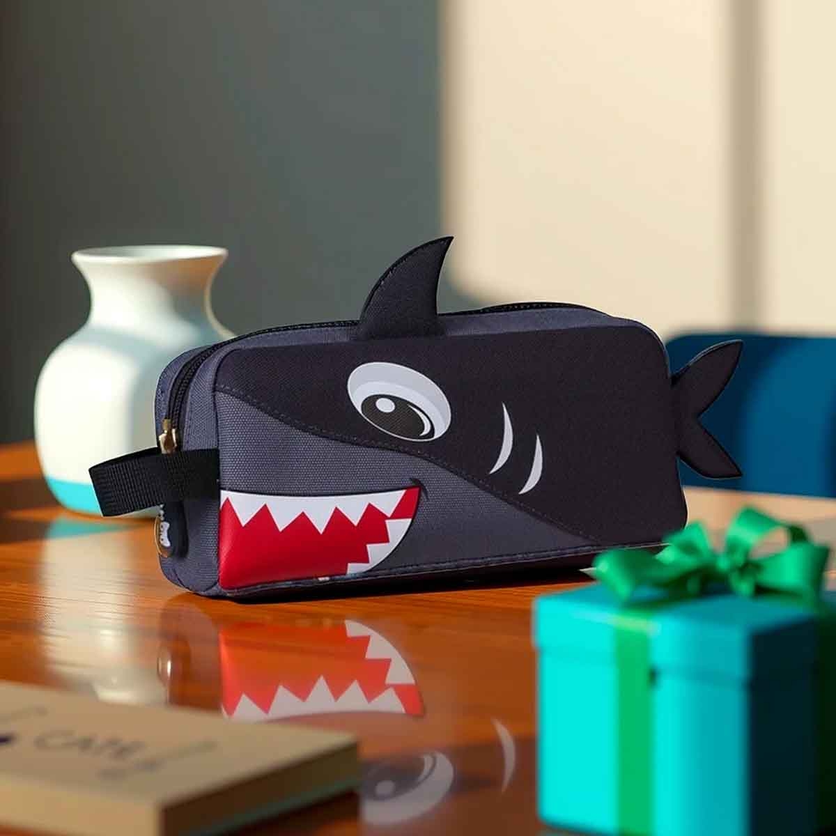 Nohoo Shark Kids Pencil Case/Color Bag