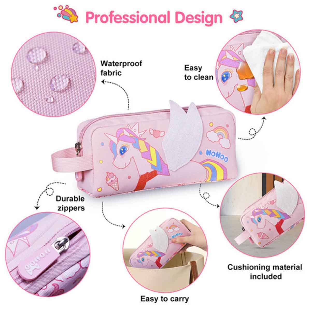 Nohoo Unicorn Kids Pencil Case/Color Bag