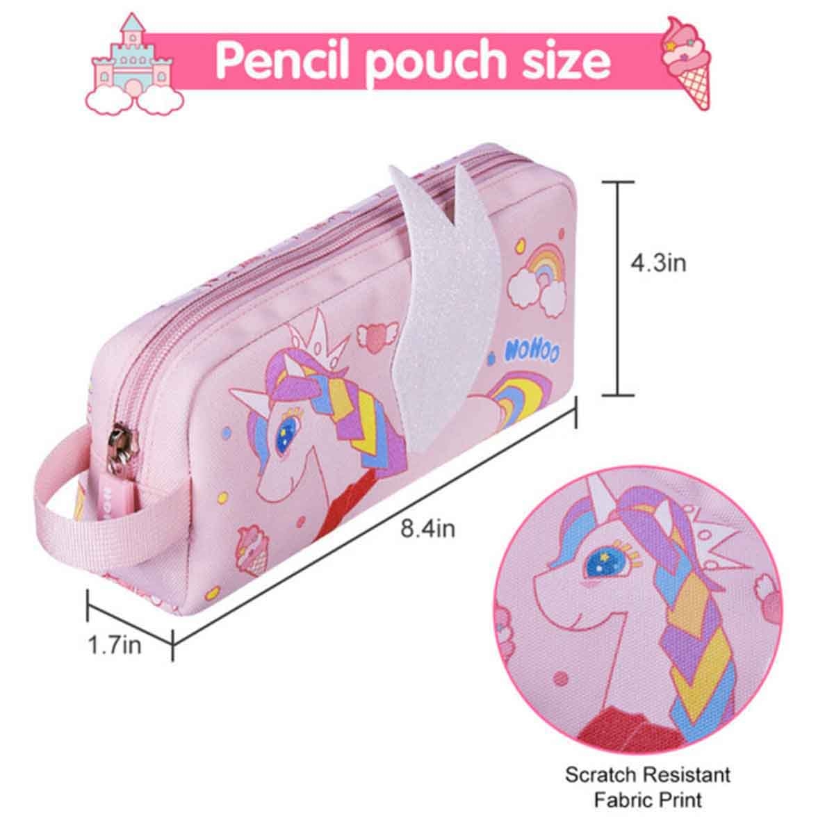 Nohoo Unicorn Kids Pencil Case/Color Bag