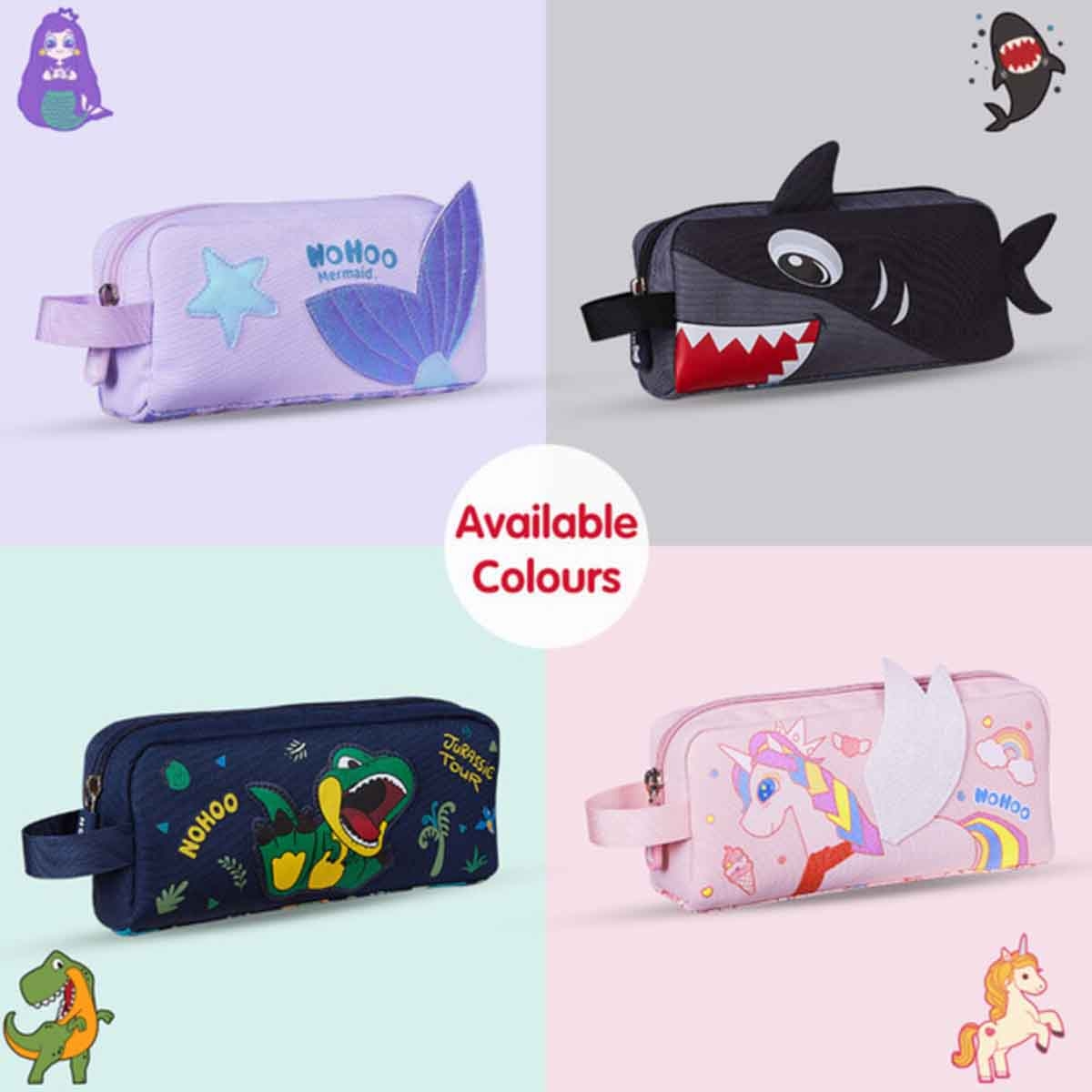 Nohoo Unicorn Kids Pencil Case/Color Bag