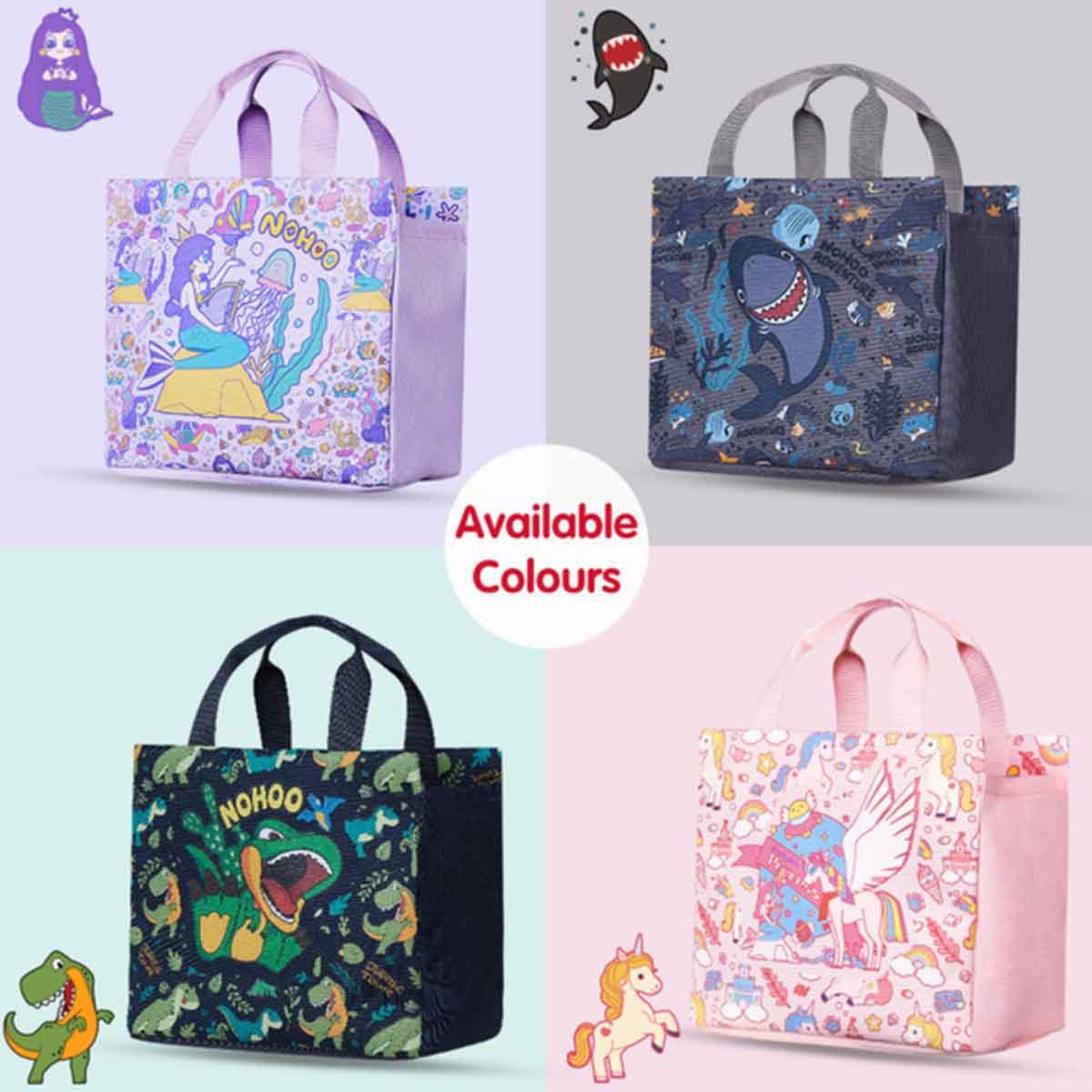 Nohoo Dino Kids Tuition Bag/Hand Lunch Bag