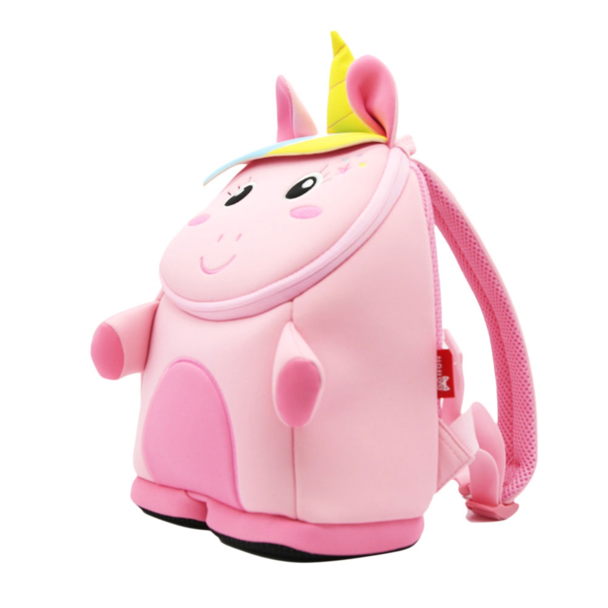 Nohoo Pink Jungle 3D Unicorn Backpack Unisex, 3-4 Years