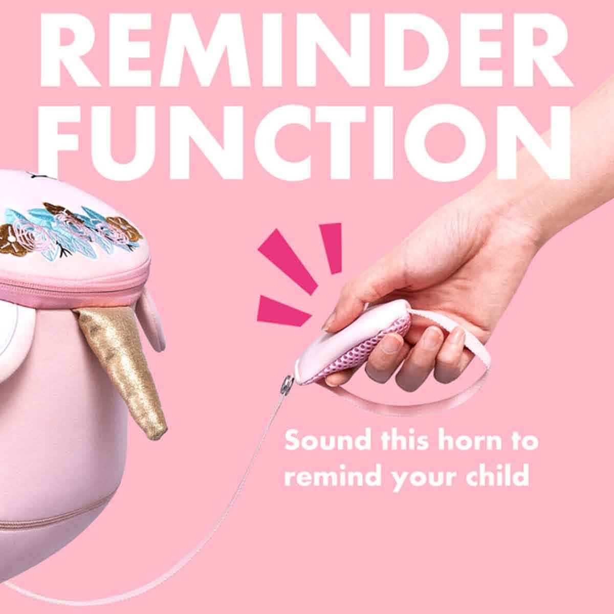 Nohoo Large Unicorn Pink Pre-School 3D Bag Unisex, 3-4 Years