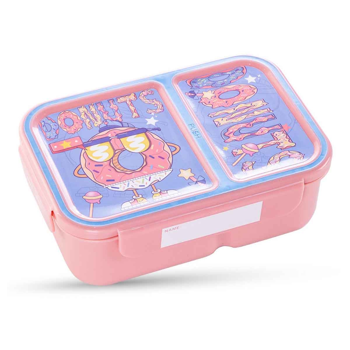Nova Kids 1.3L Donut 2-Compartment Bento Lunch Box