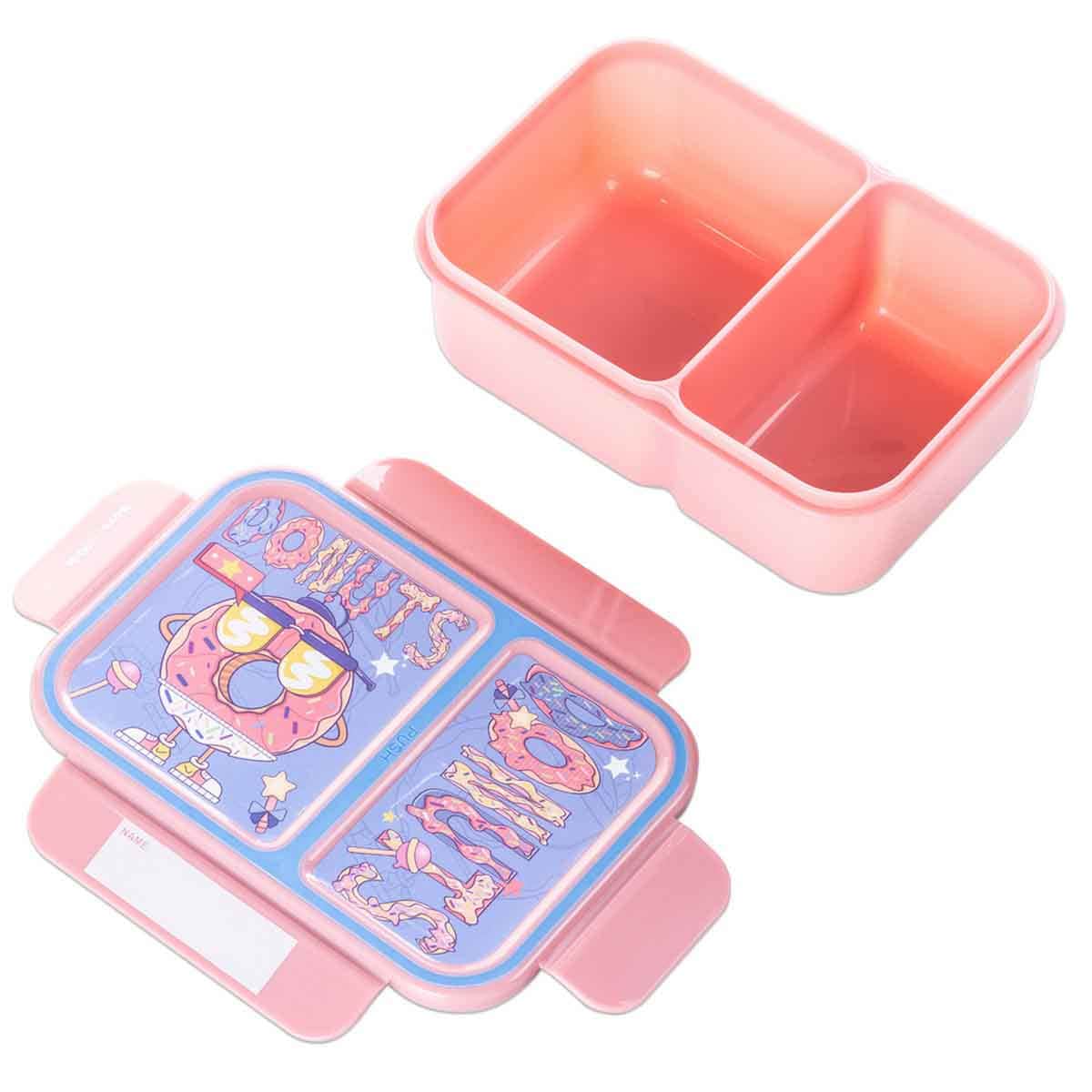 Nova Kids 1.3L Donut 2-Compartment Bento Lunch Box
