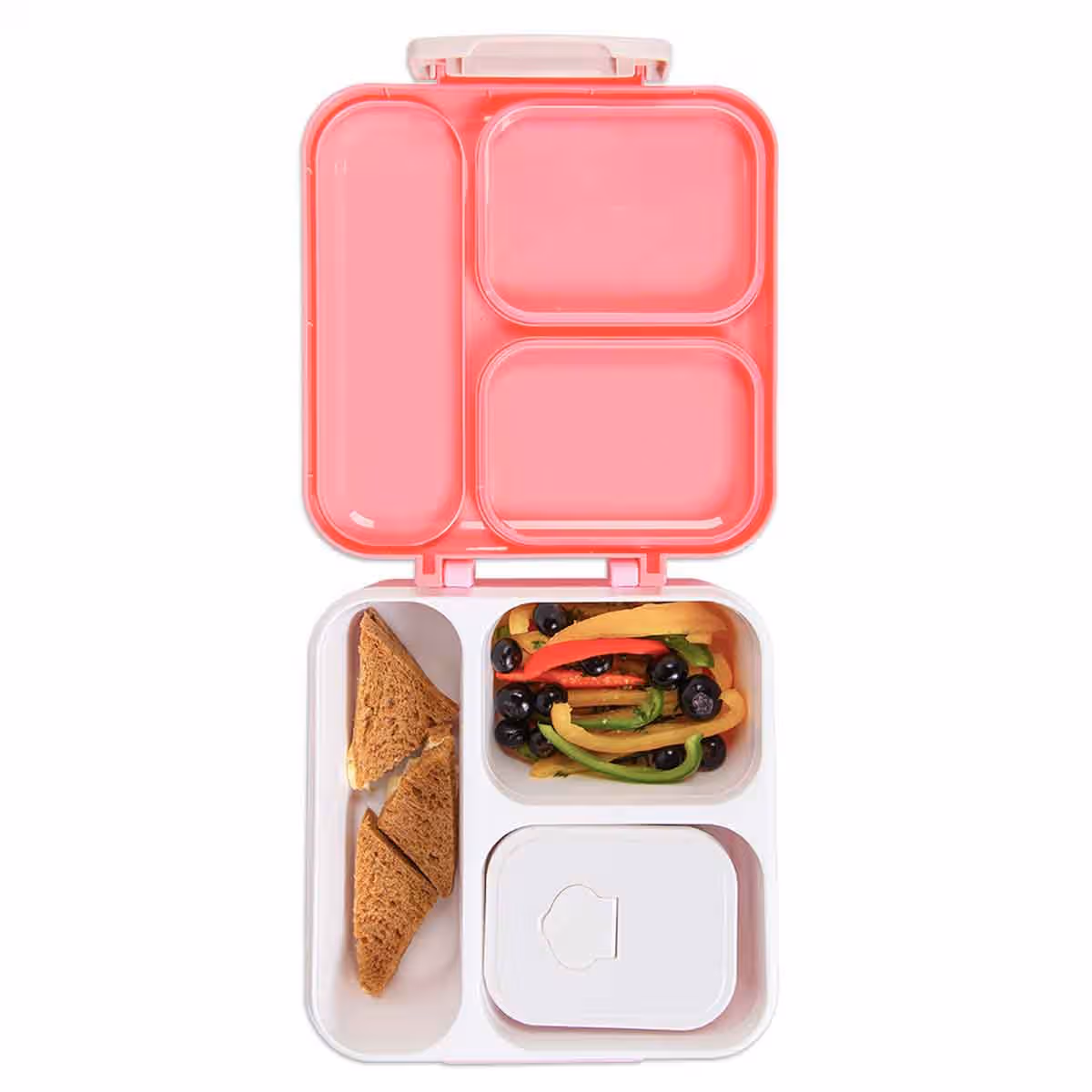 Nova Kids 1.5L Unicorn 3-Compartment Bento Lunch Box with Spoon & Fork Set & Gravy Box