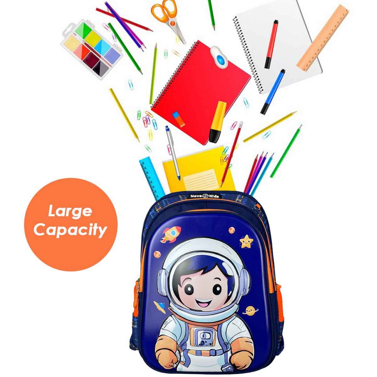 Nova Kids 16.5" Astronaut 3D School Bag