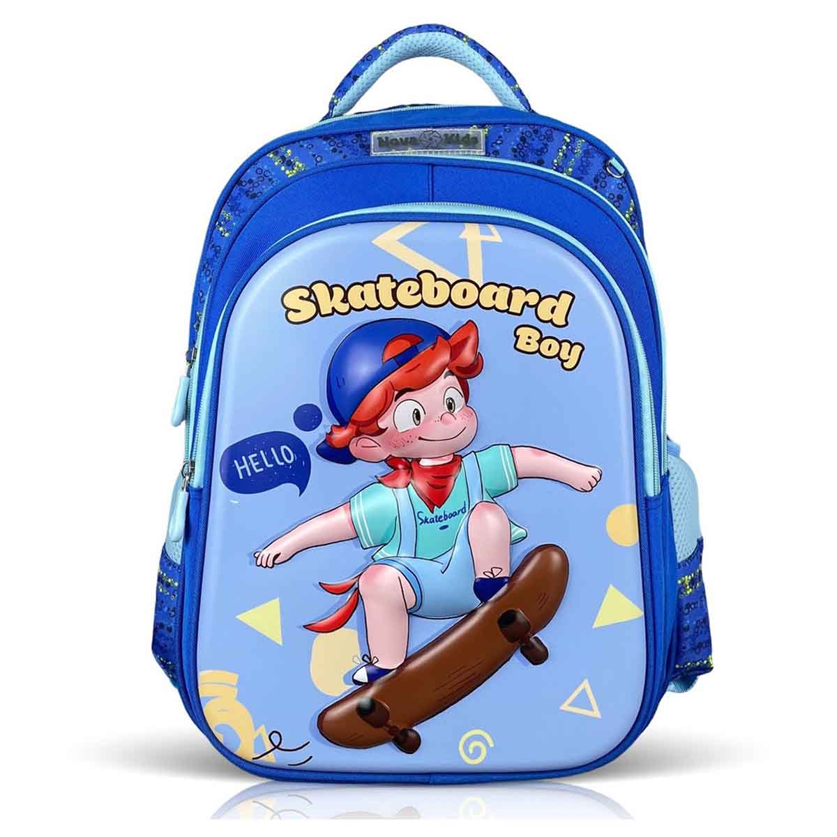 Nova Kids 16.5" Skater 3D School Bag