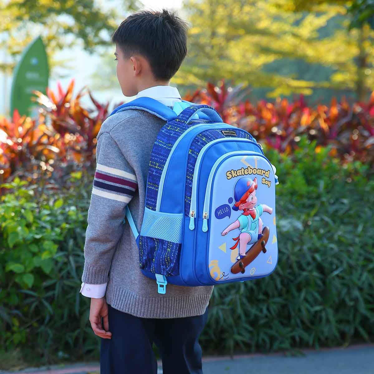 Nova Kids 16.5" Skater 3D School Bag