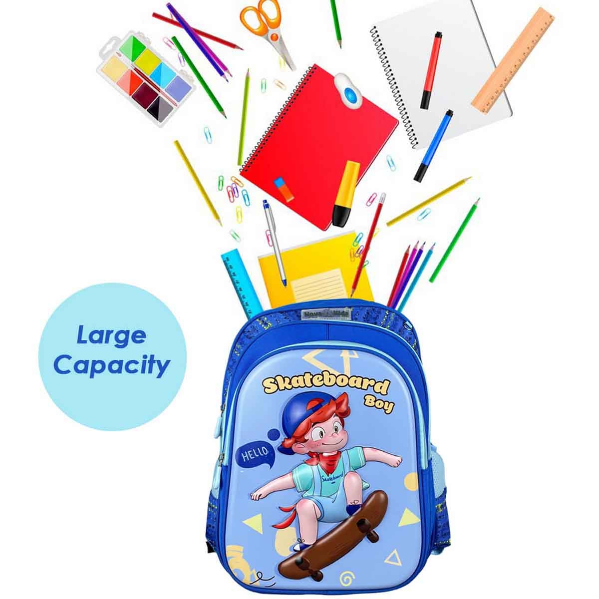 Nova Kids 16.5" Skater 3D School Bag