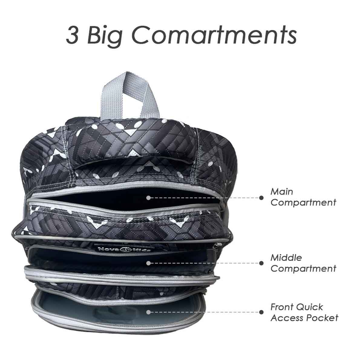 Nova Kids 16.5" Soccer 3D School Bag