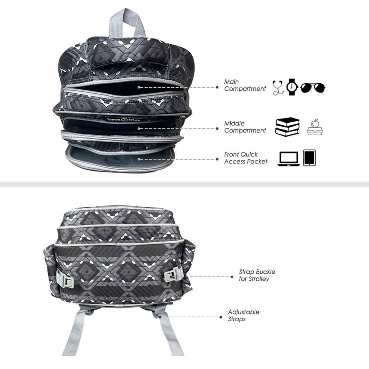 Nova Kids 16.5" Soccer 3D School Bag