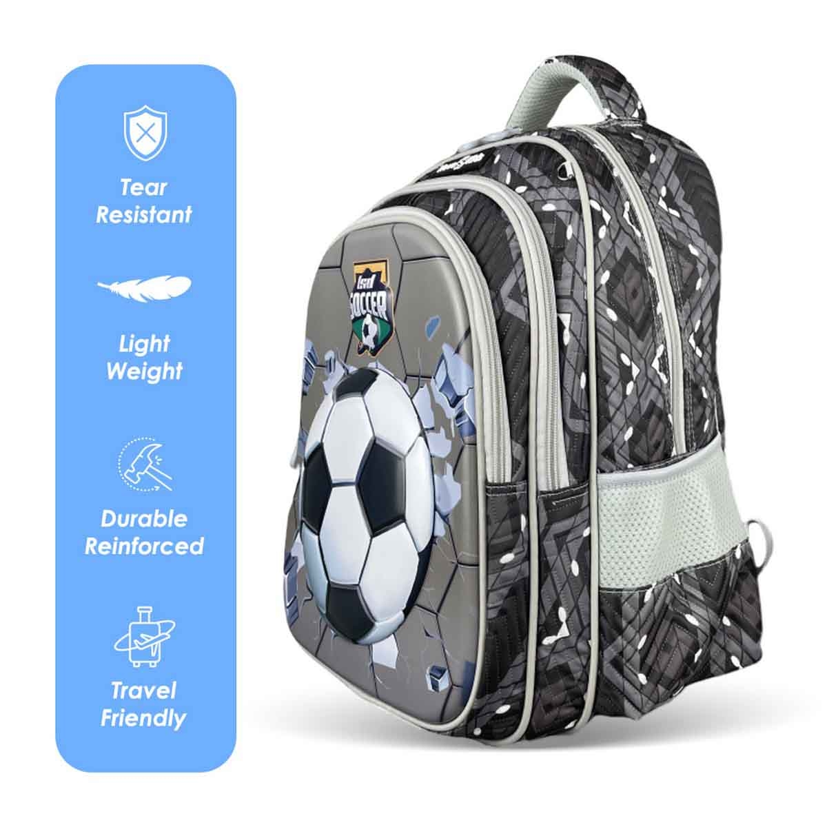 Nova Kids 16.5" Soccer 3D School Bag